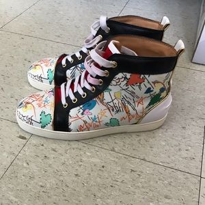 Louboutin red bottom orlato flat high